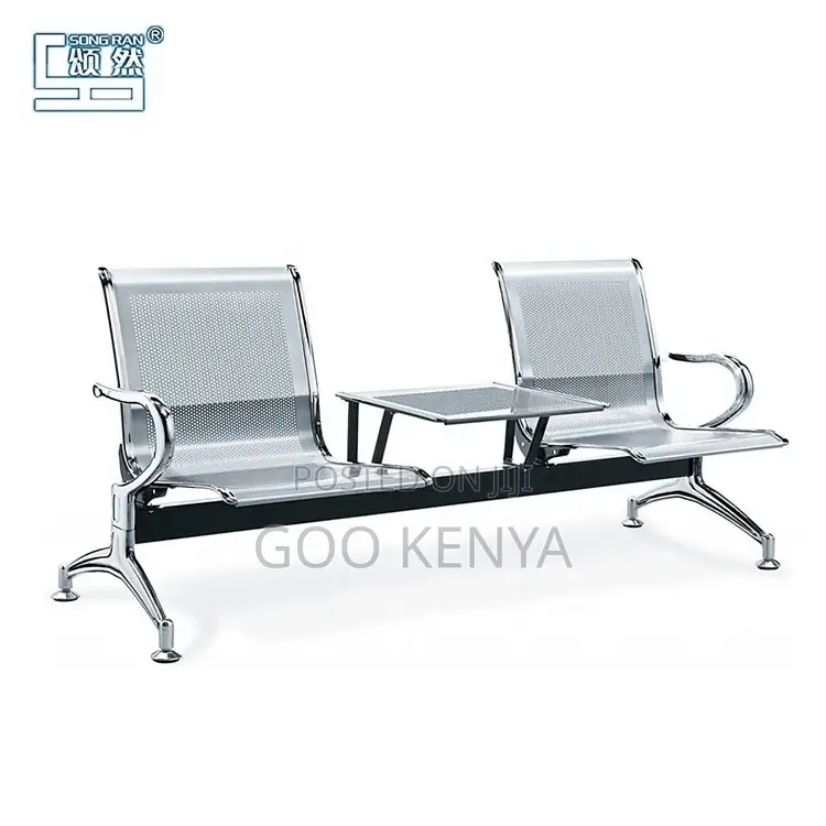 Office Chair ; 3-Seater Airport Waiting Chair Metal