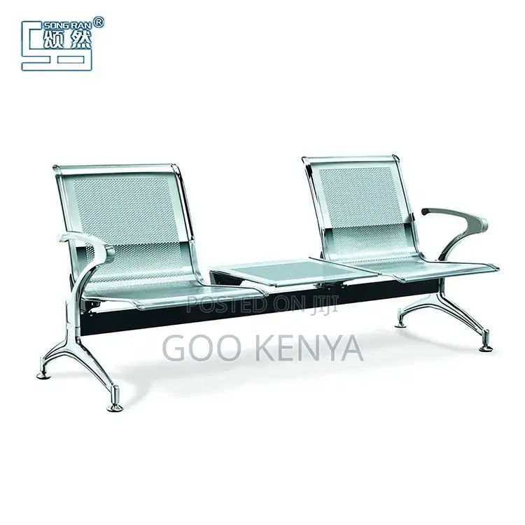 Office Chair ; 3-Seater Airport Waiting Chair Metal