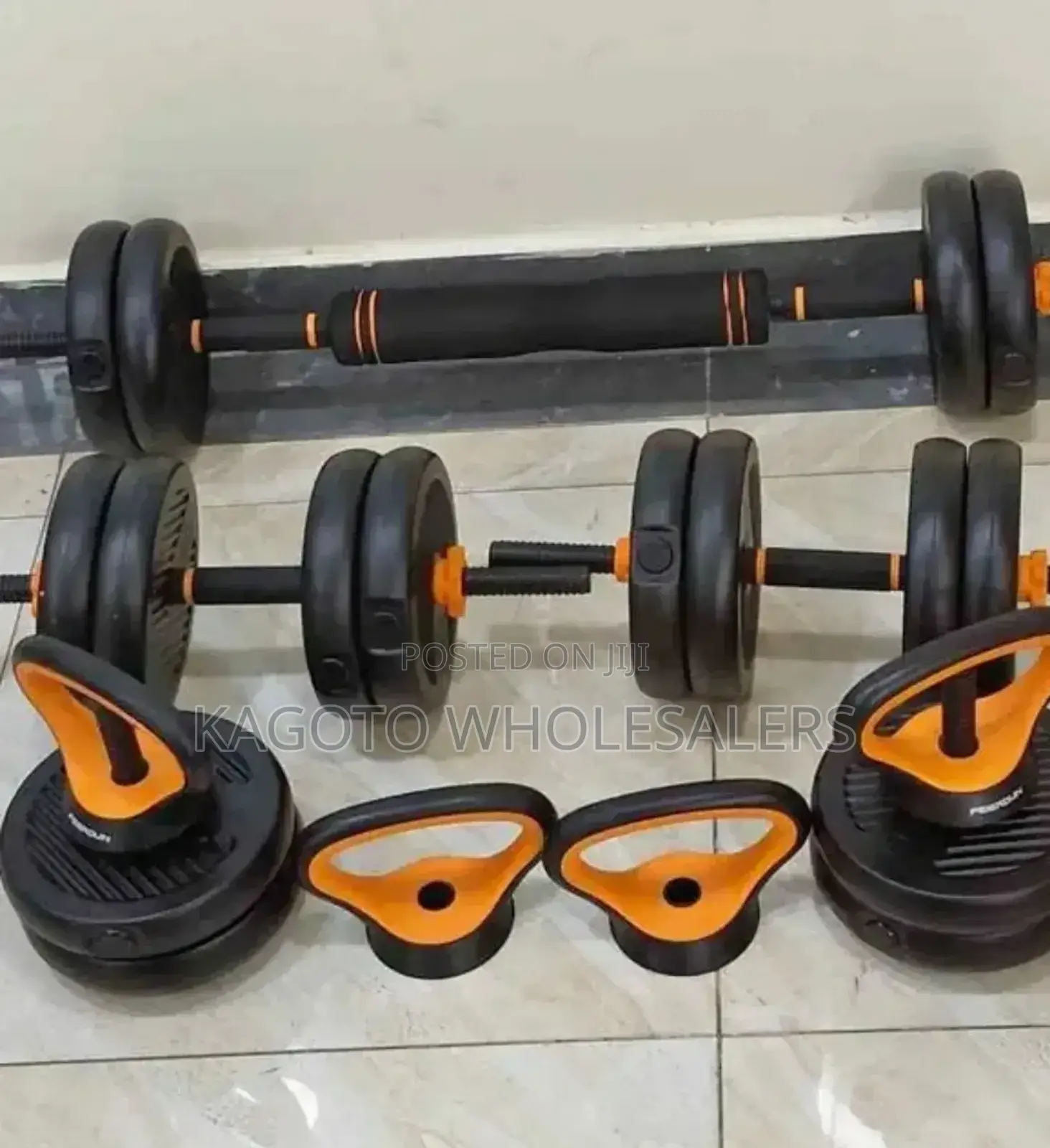 50kgs 6 in 1 Dumbbell /Dumbbell Set
