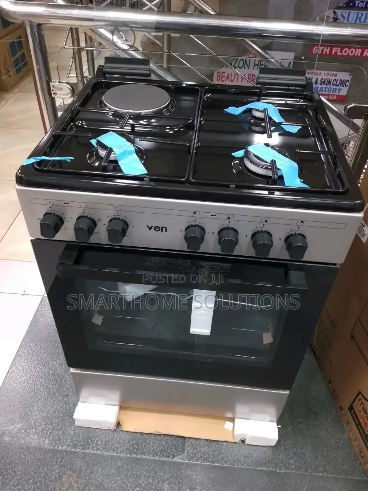 Von 60by60 Factory Direct 3g+1e Electric Oven Free Standing