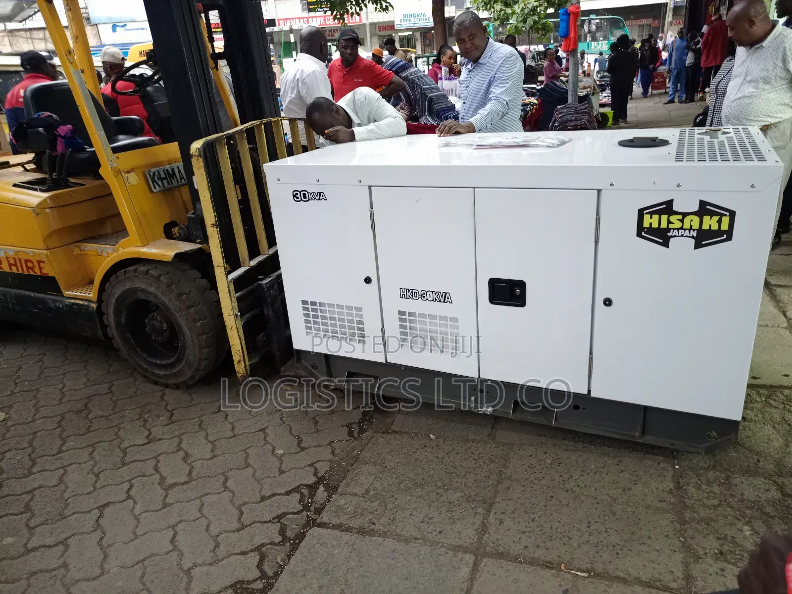 30kva 3-Phase Hisaki Japan Diesel Genset Water Cooled/Ats