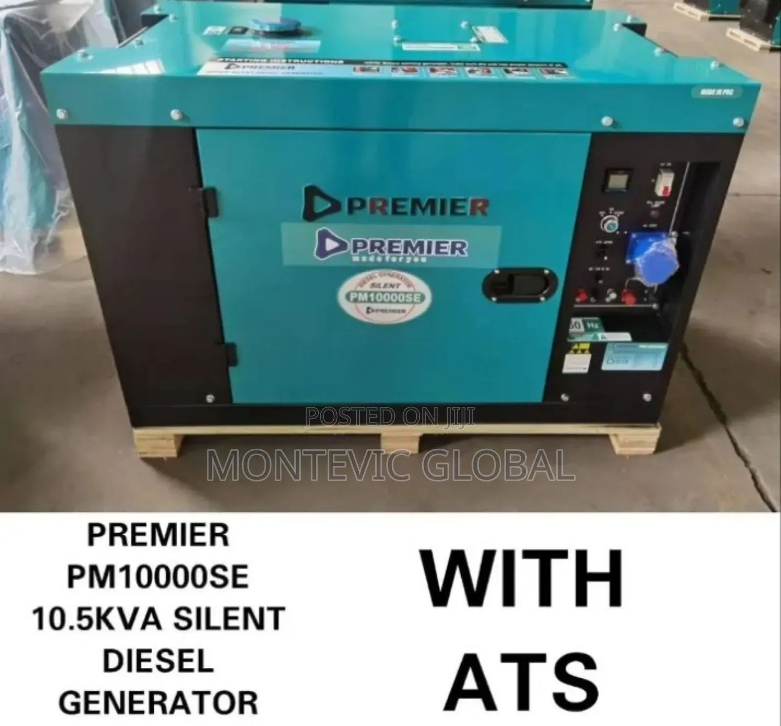Premier 10.5kva Diesel Genset With Ats