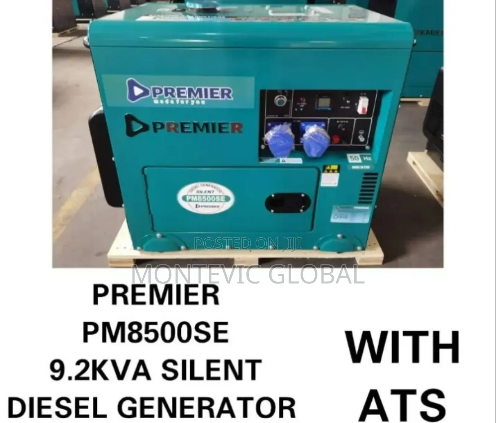 Premier 9.2kva Diesel Generator With Ats