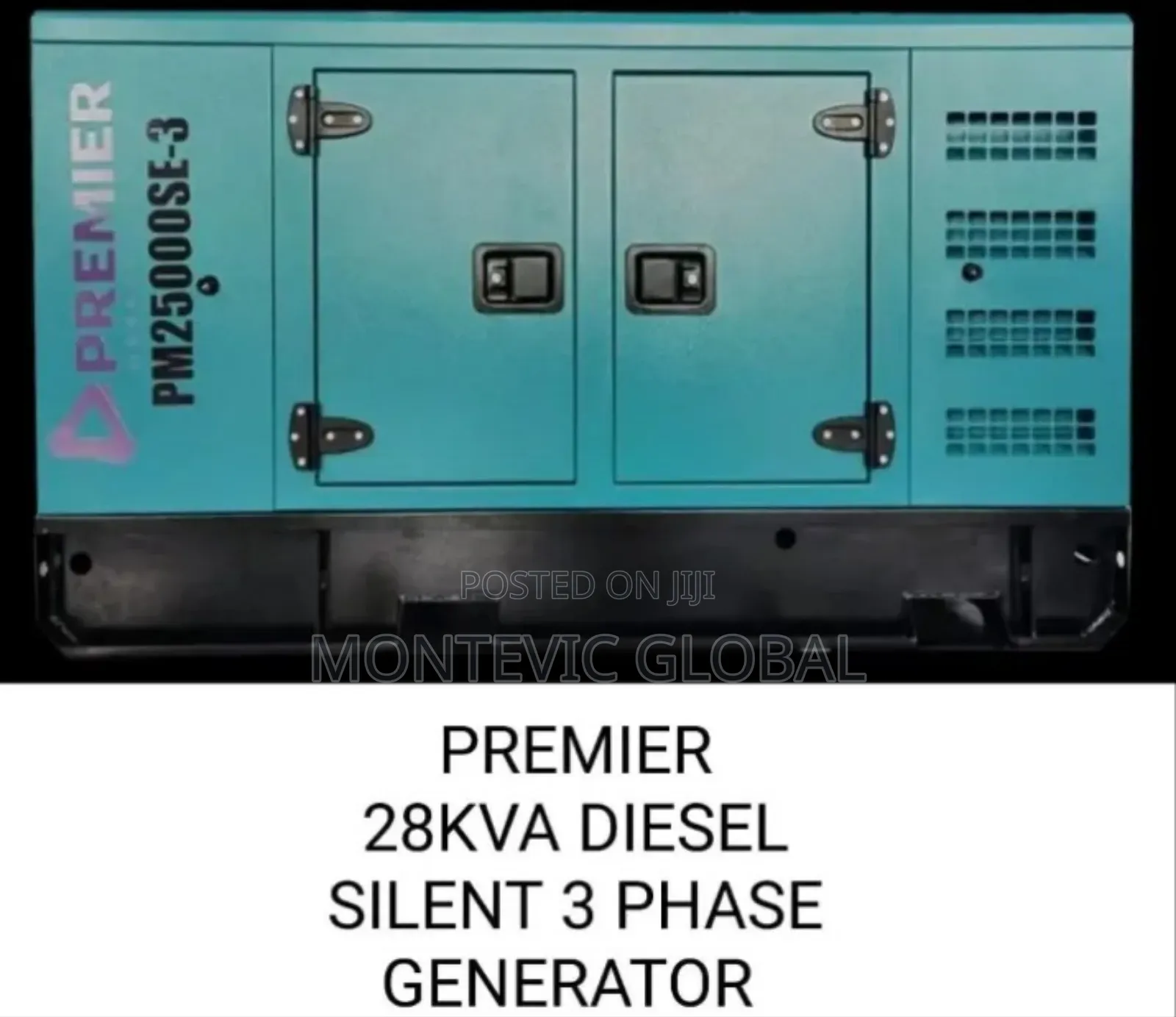 Premier 28kva Silent Diesel Generator With Ats