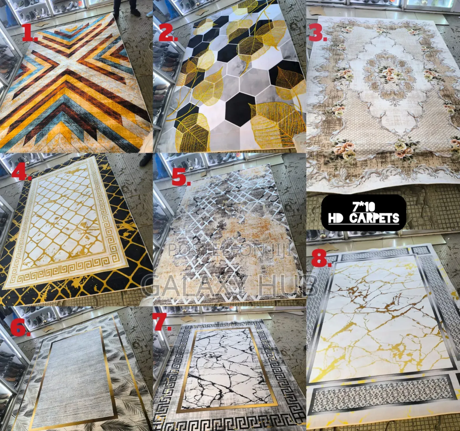 Hd Carpets 
Size:5*8
Available