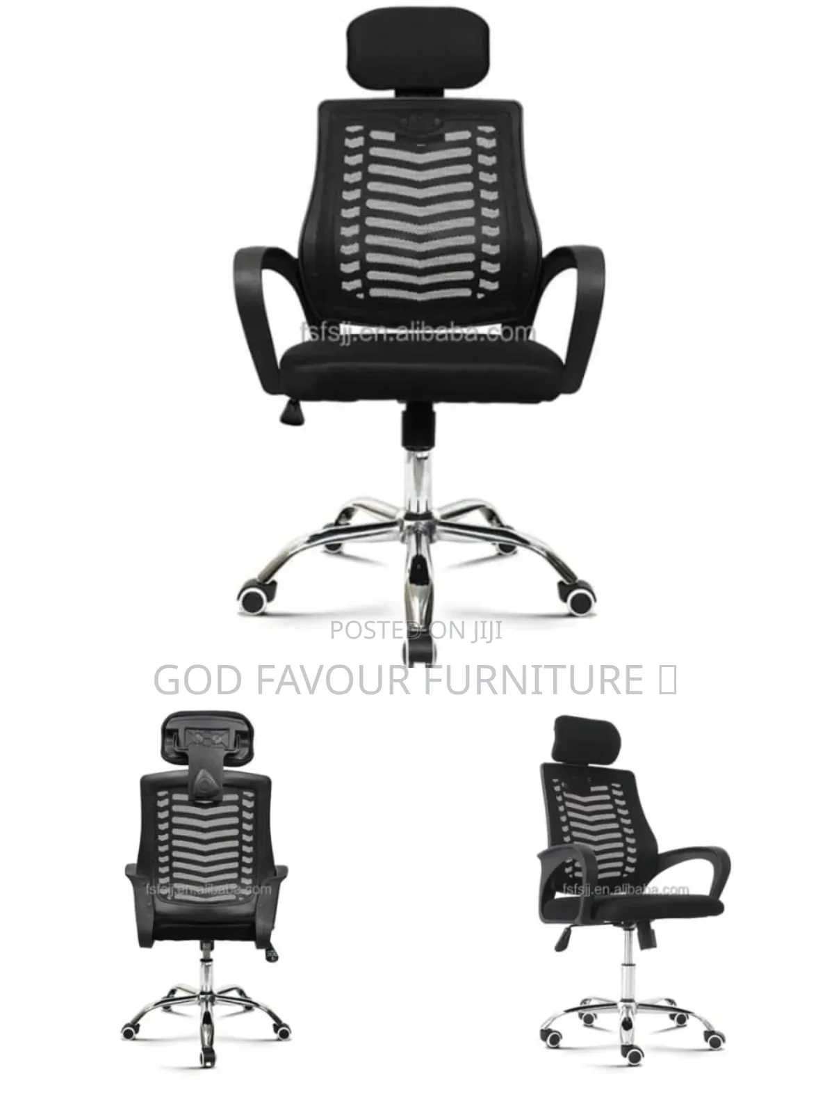 Brand New Black Headrest Office Chair Yf9k
