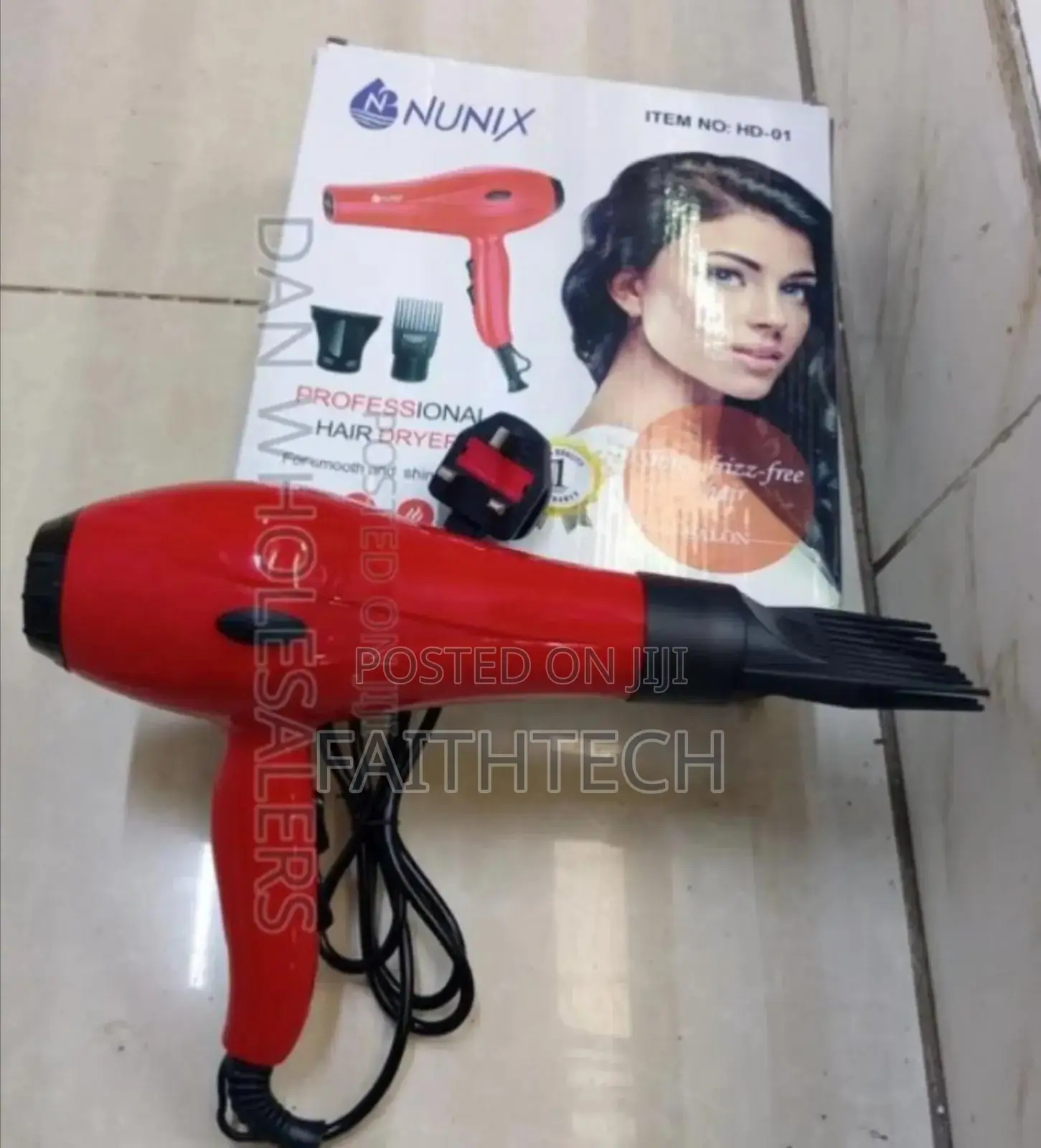 Nunix Hd-01 Blow Dry Hair Dryer