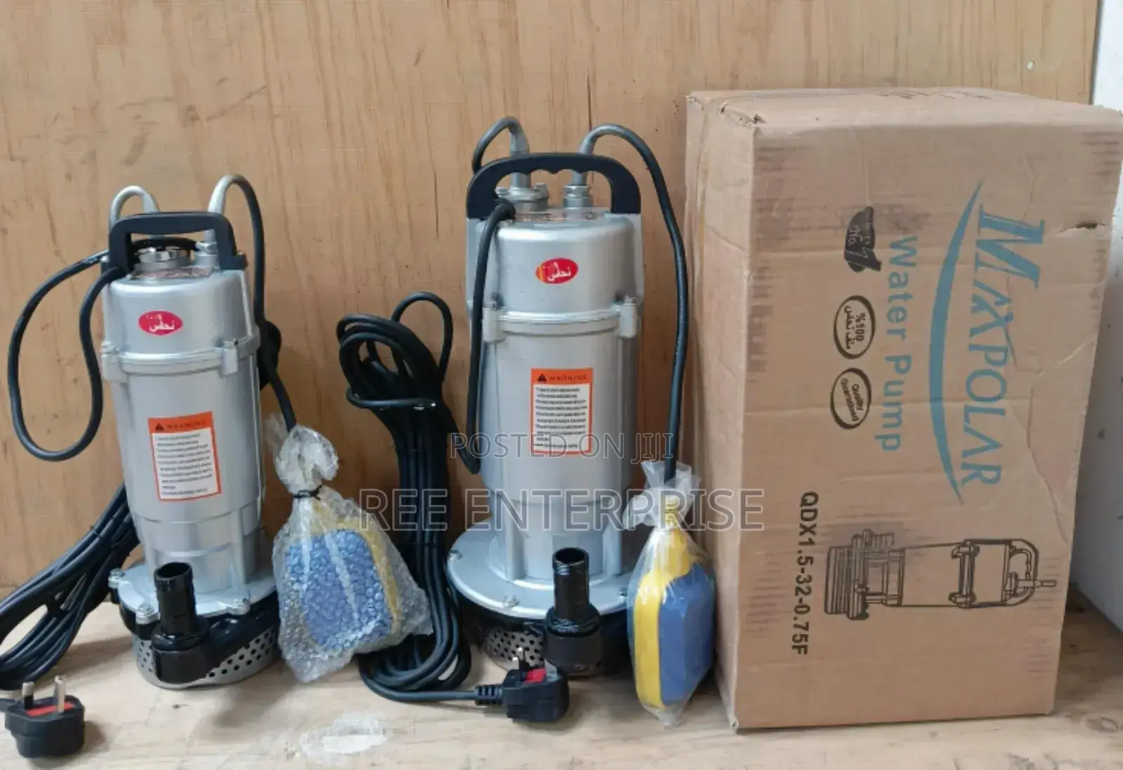 Max Polar Submersible Electric Pump 
0.5hp (18m Head)