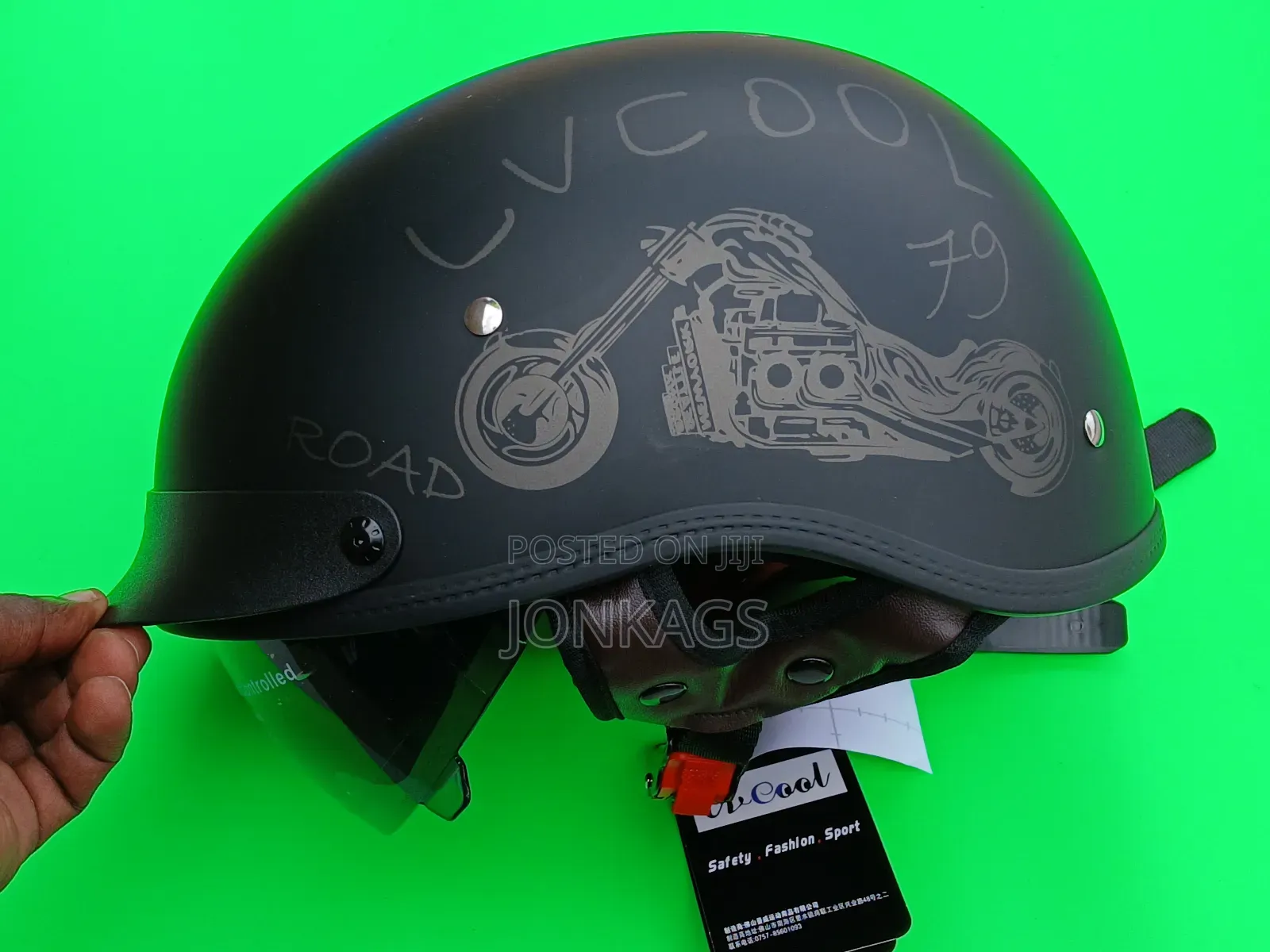 Vintage Half Face Helmet