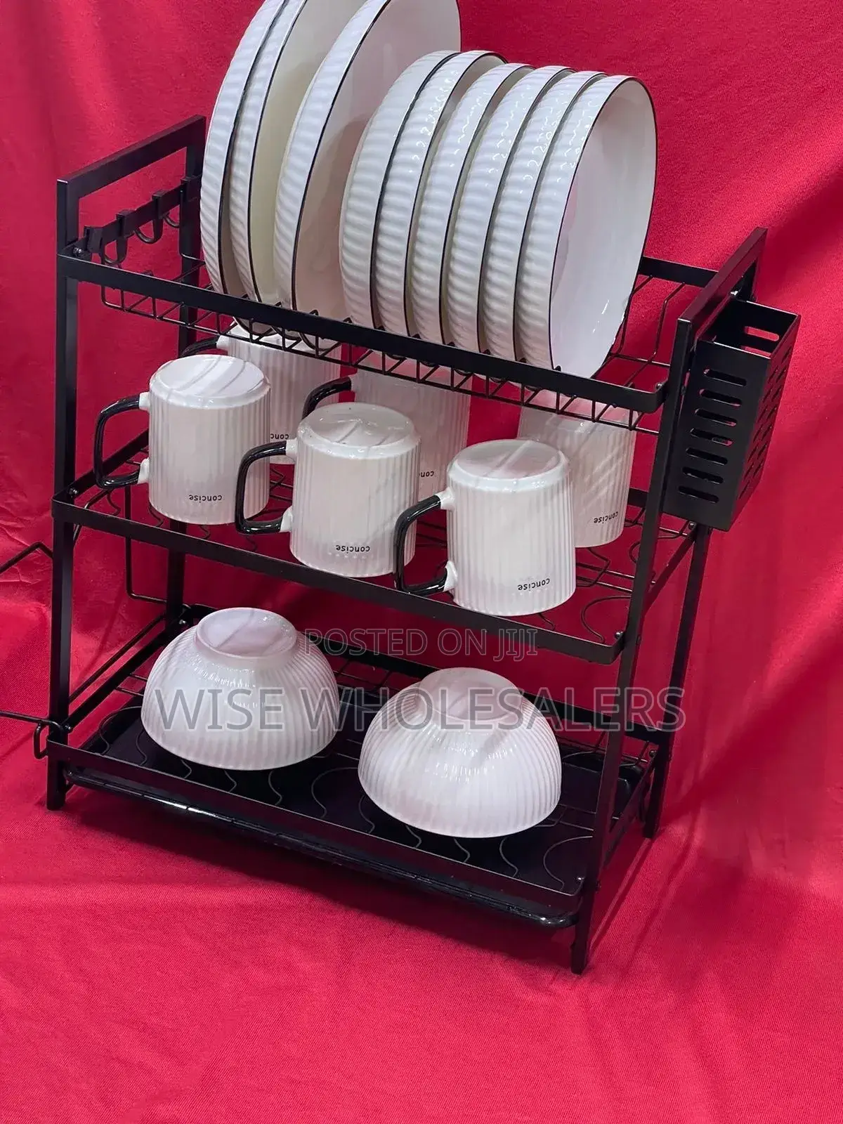 *Restocked* .*❇ Kitchen 3 Tier Dishrack*

*❇Black*