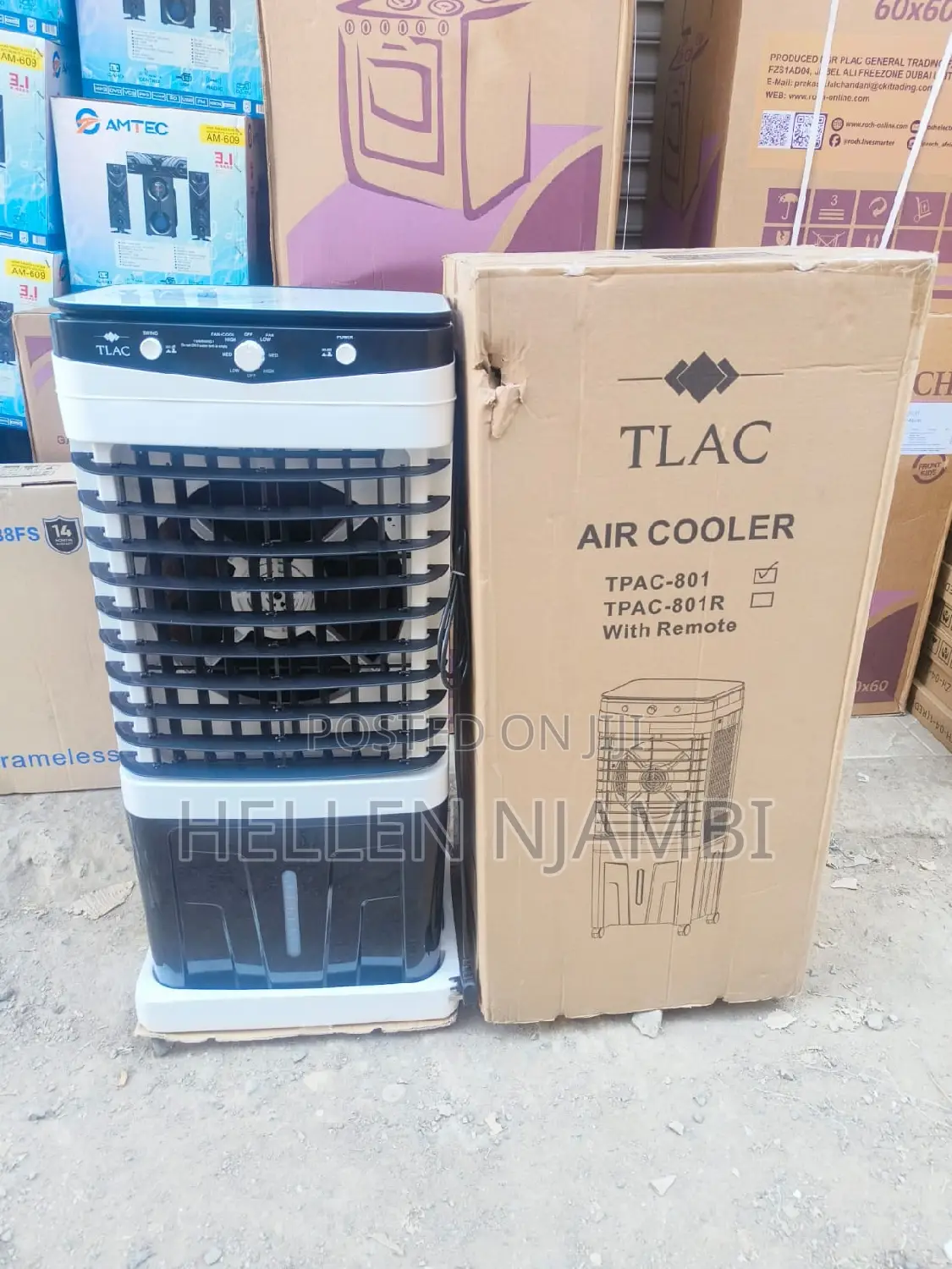 Tlac 50l Portable Water-Cooled Moving Air Cooler