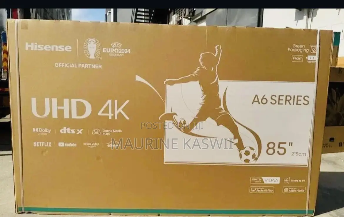 Hisense 85”A6 Uhd 4kframeless (2025