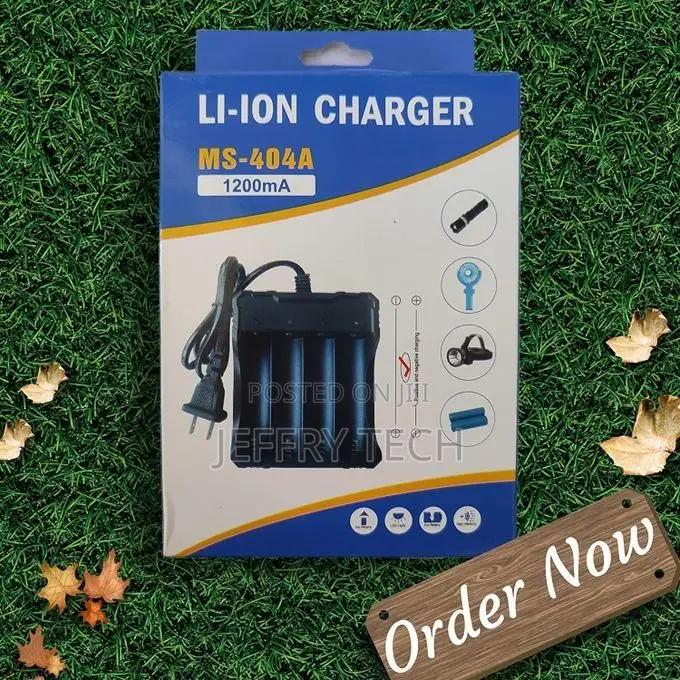 Lithium Battery Charger 4 Slot Type