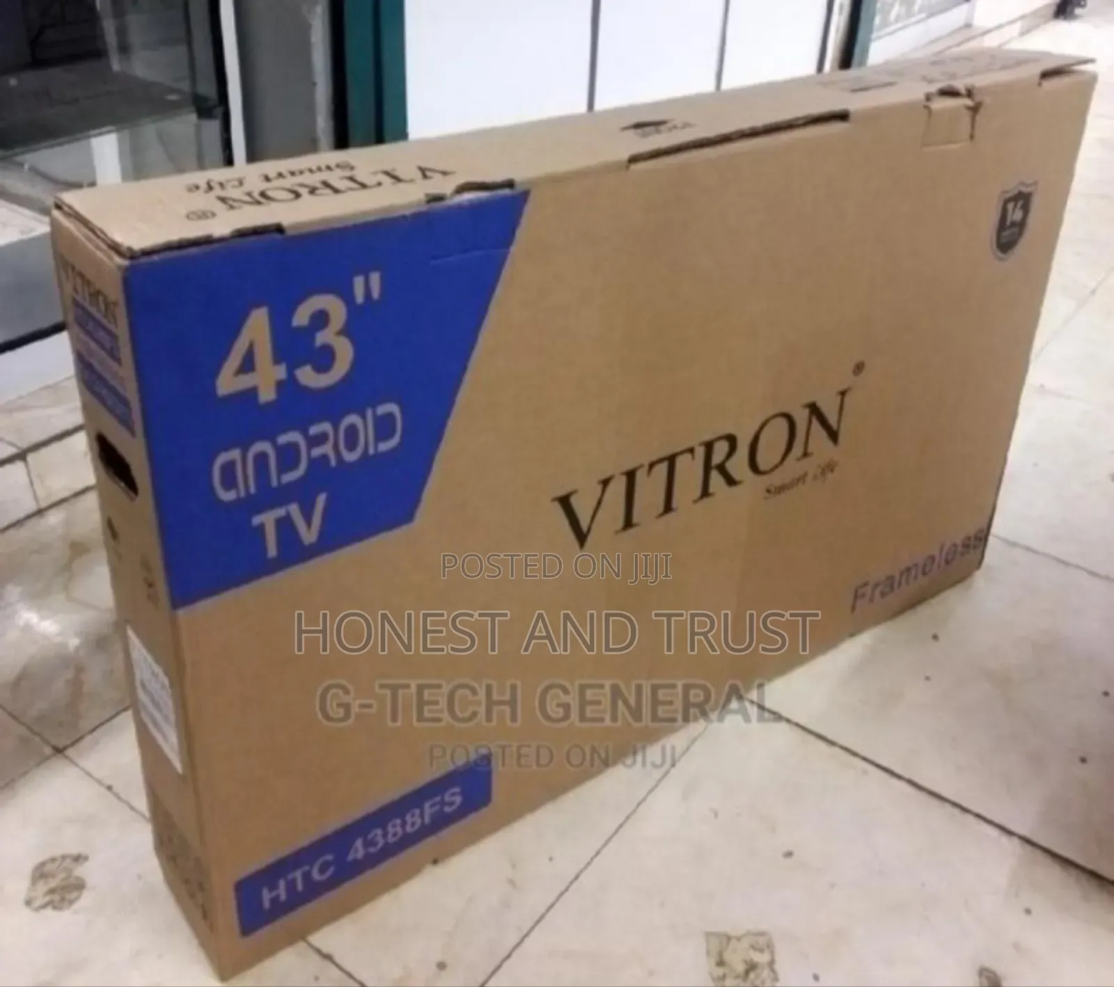 Vitron 43 Inches Smart Android Frameless