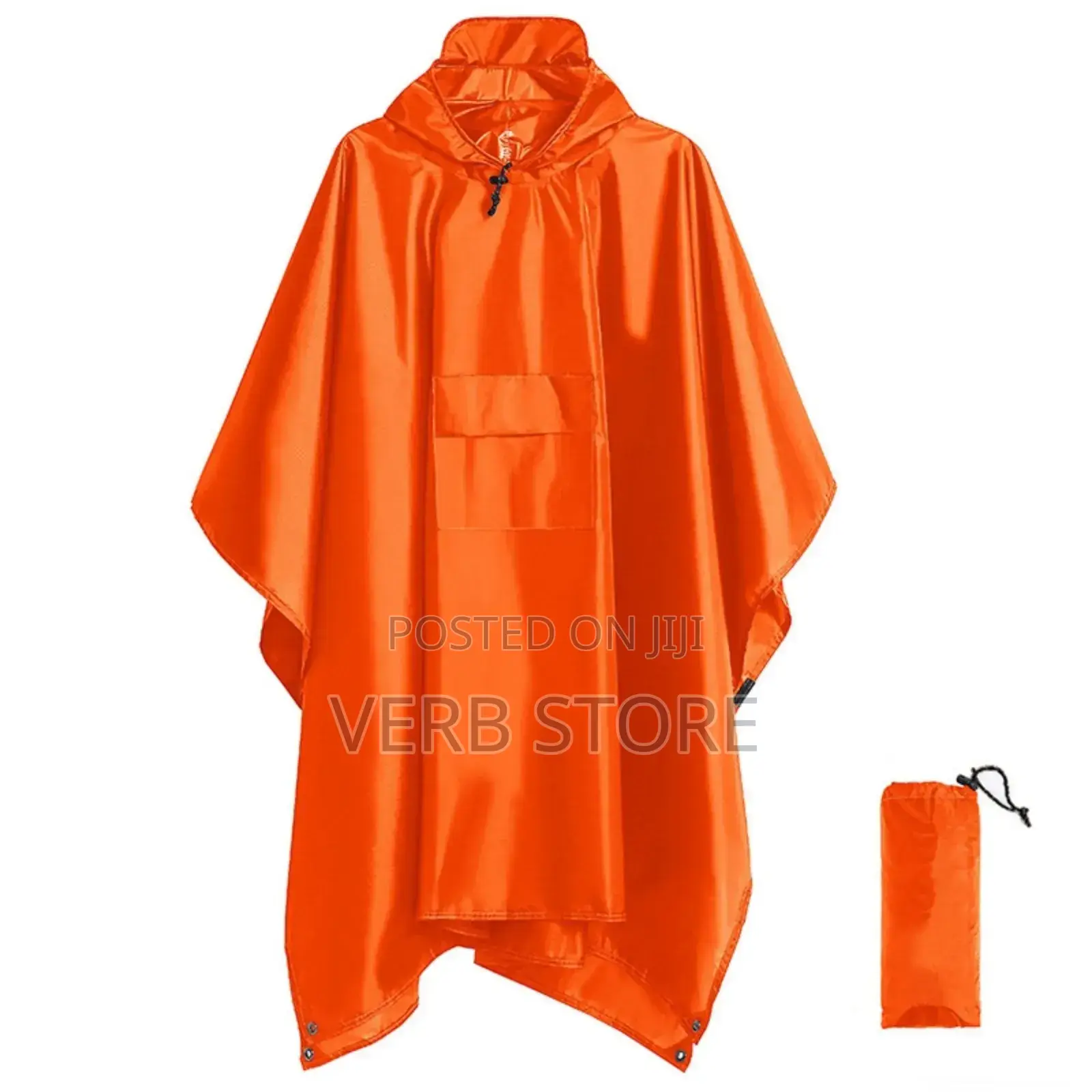 High Quality Unisex Adult Rain Poncho With Cap