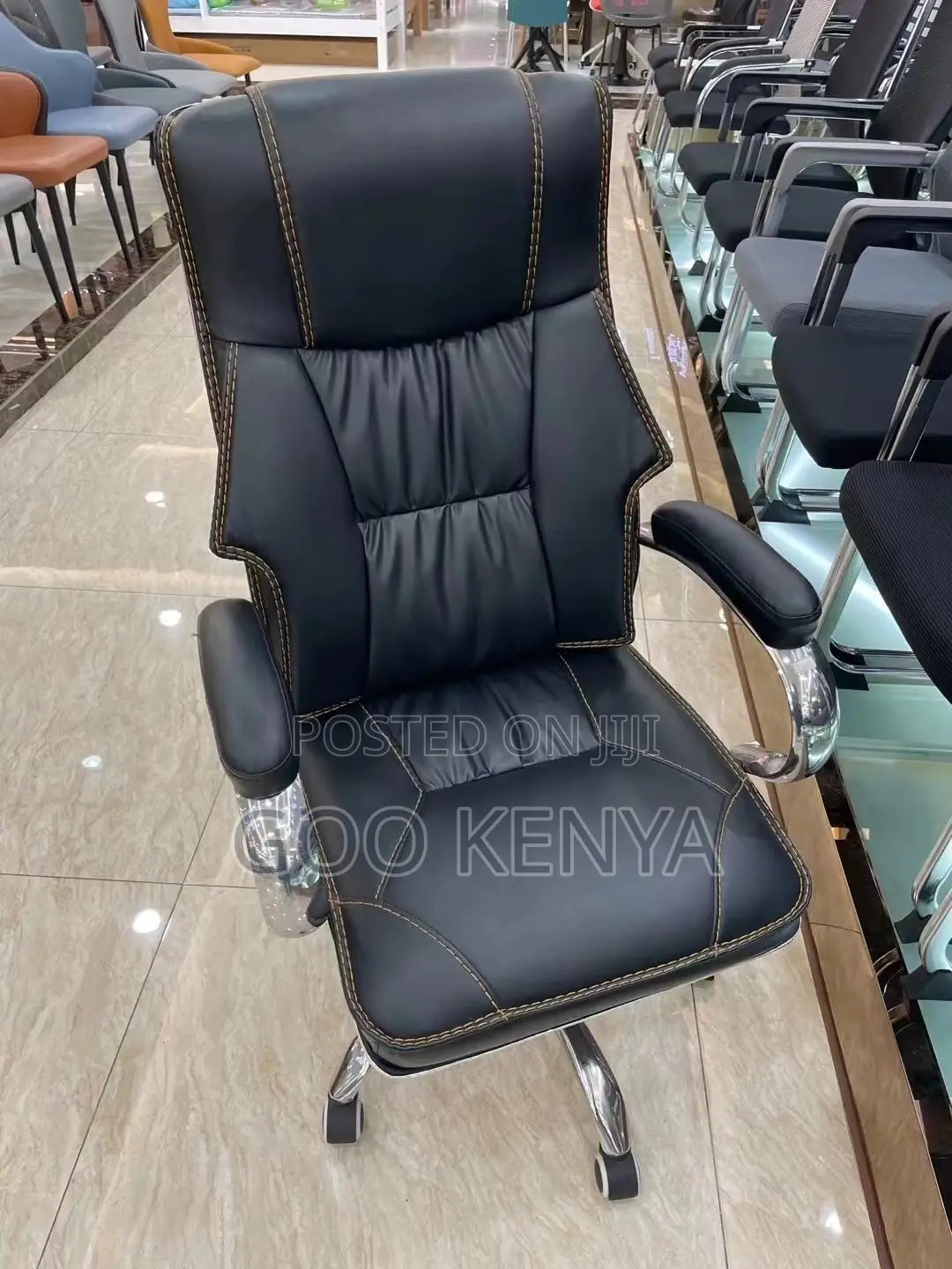 Office Chair ; Synthetic Leather Manager Office Chair