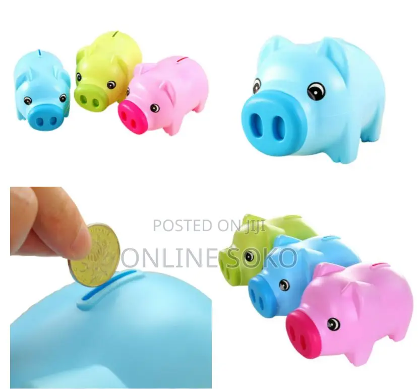 Kids/Adults Hard Plastic Money Saving Piggy Bank