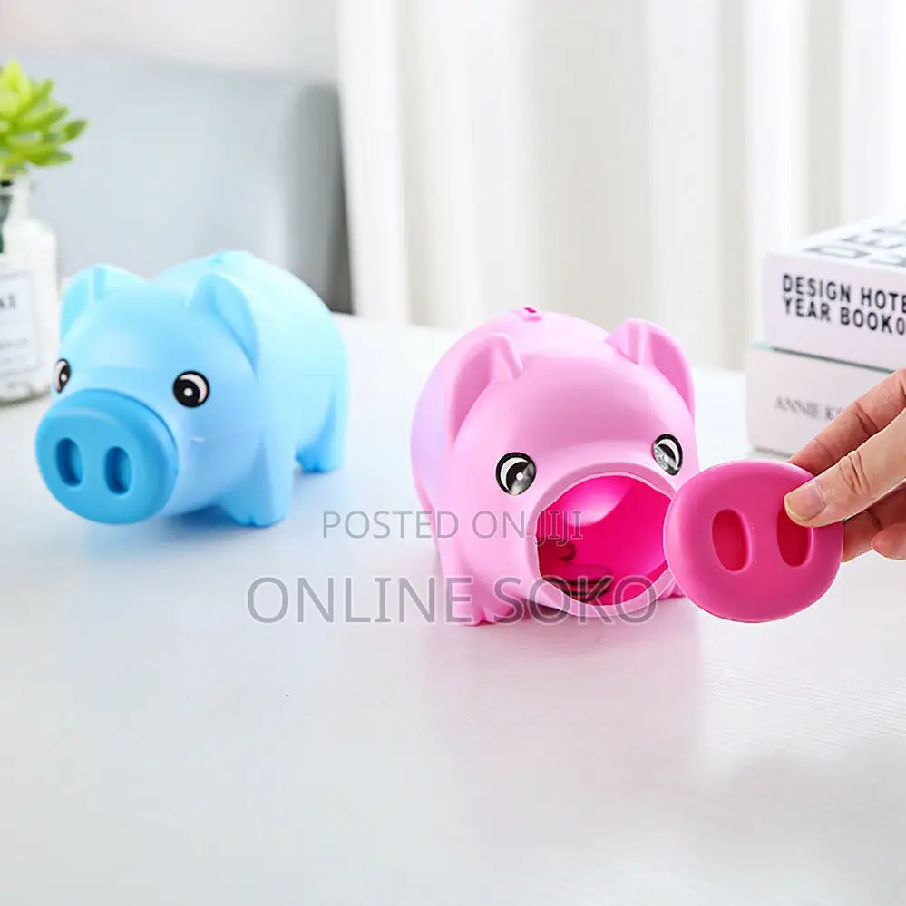 Kids/Adults Hard Plastic Money Saving Piggy Bank