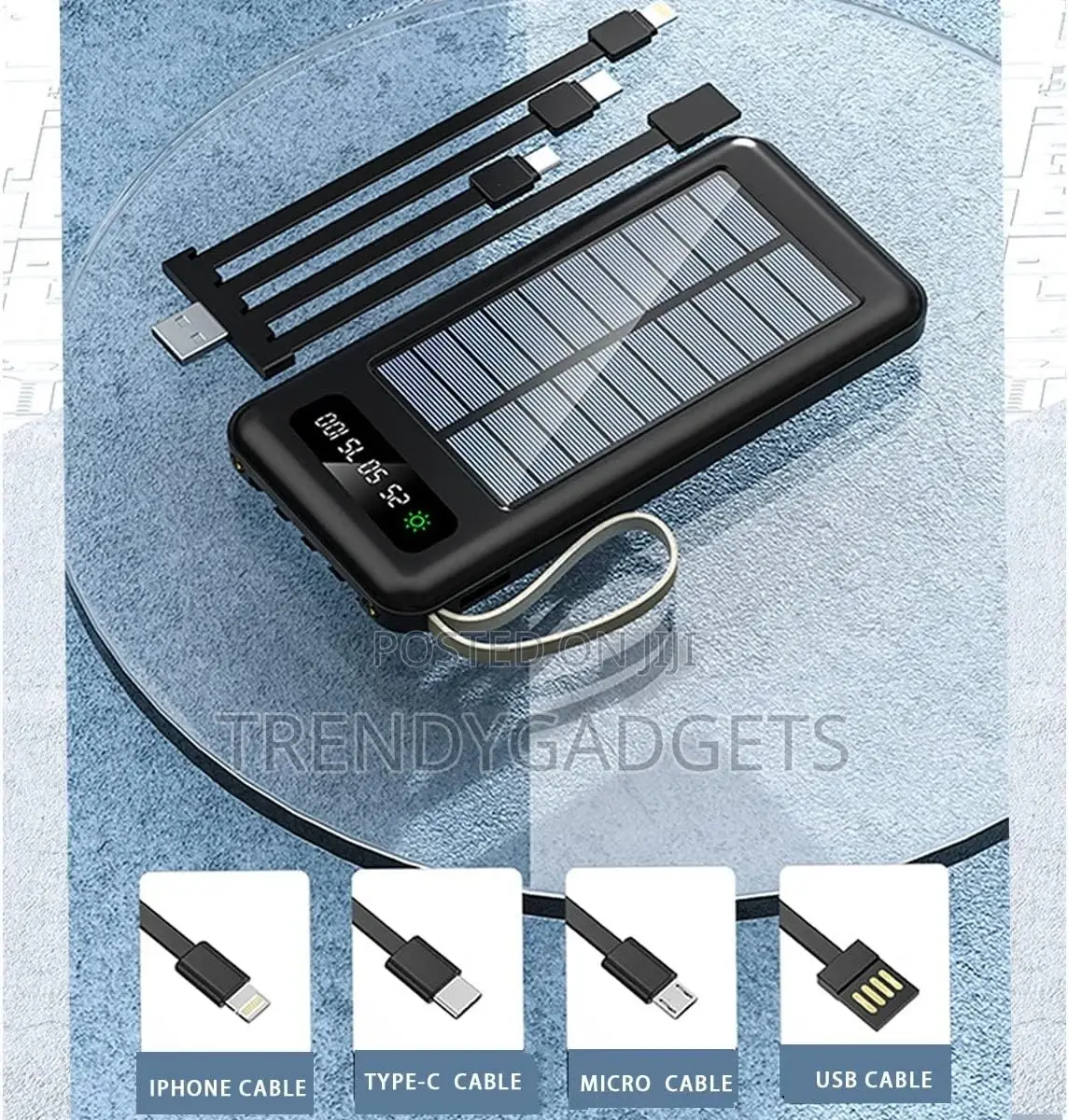 Outdoor Solar Power Bank – Ami 20000mah Mobile Charger