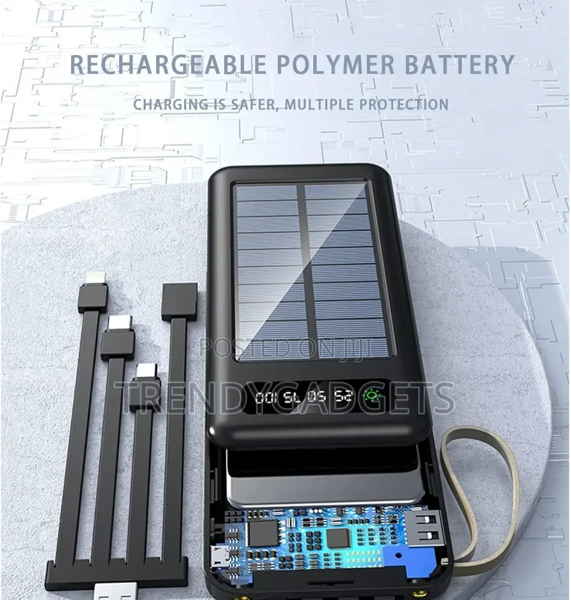 20000mah Ami Am-26 – Solar Power Bank for Camping Travel