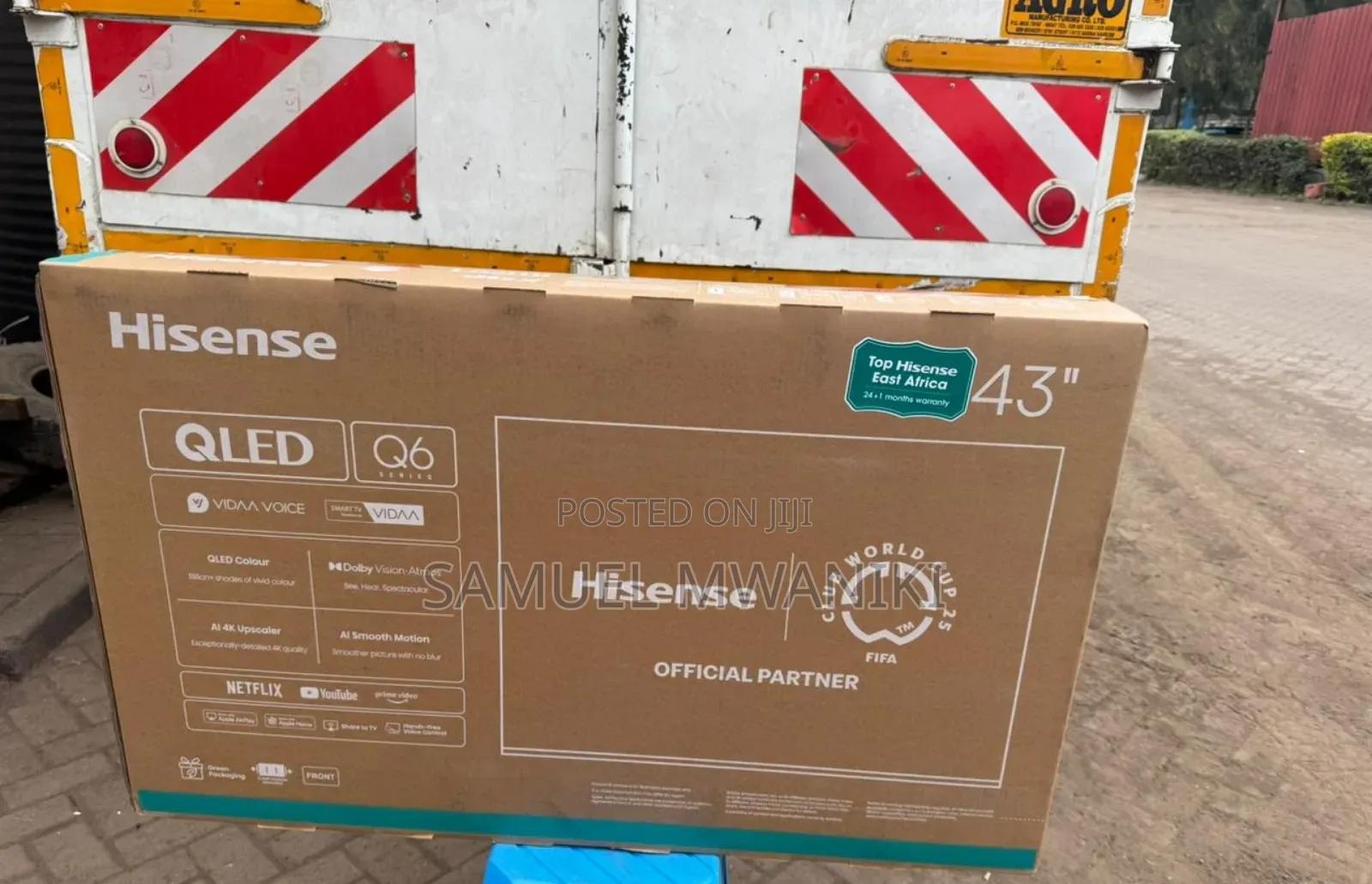 Hisense 43" Qled Uhd Smart Tv Netflix, Hulu Youtube 43q6