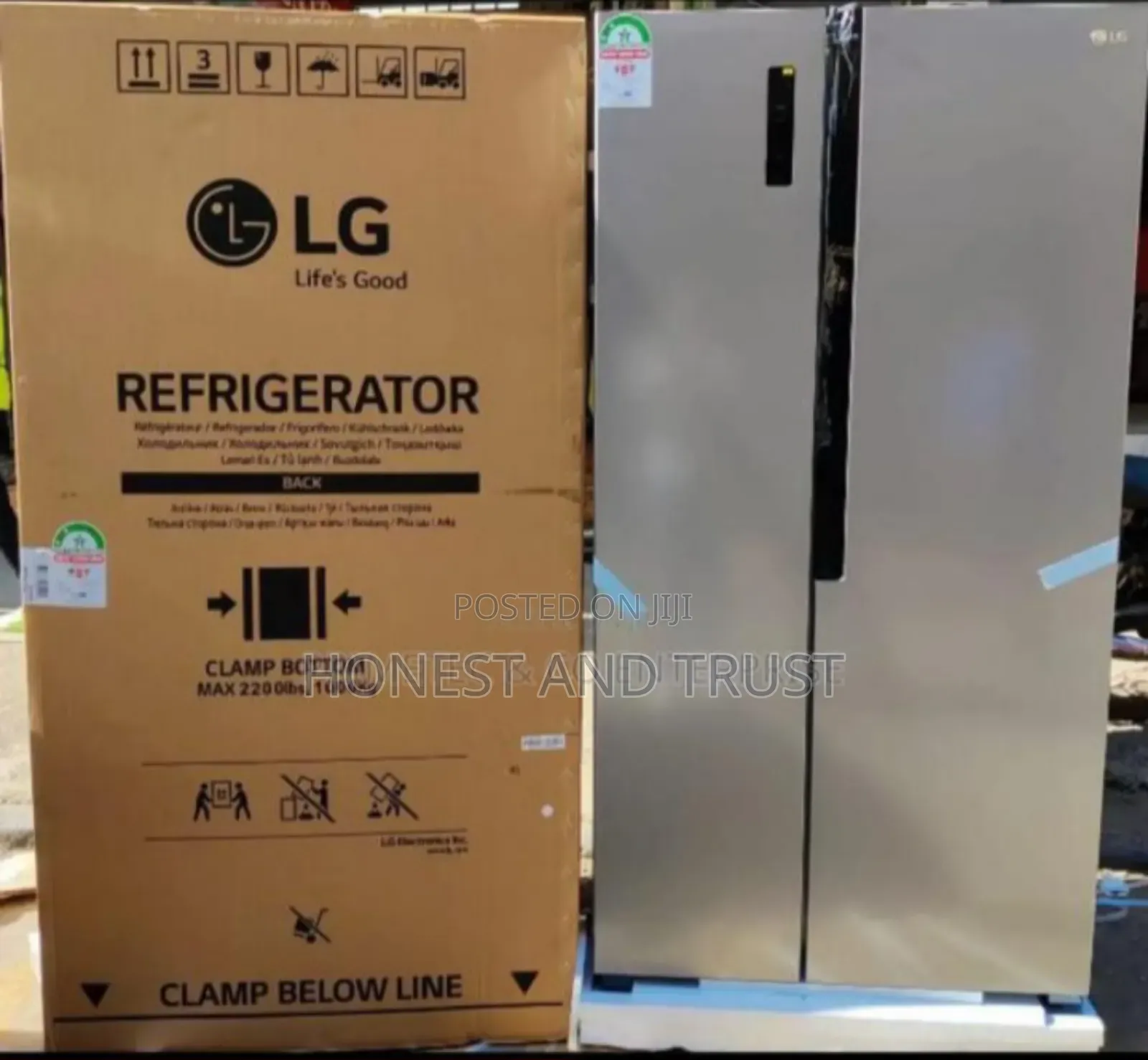 Lg Side by Side 519liters Fridge