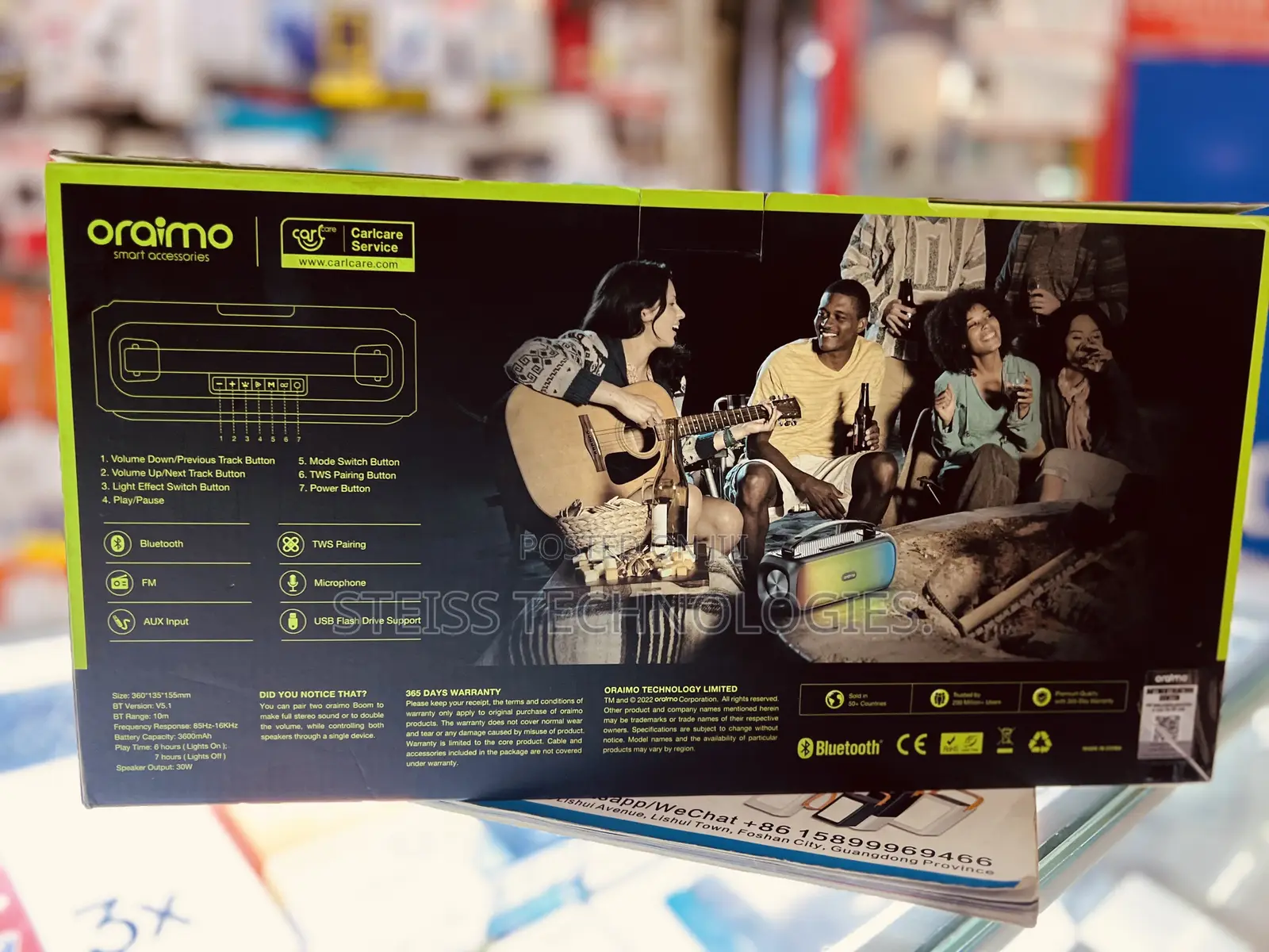 Oraimo Boom Bt Speaker