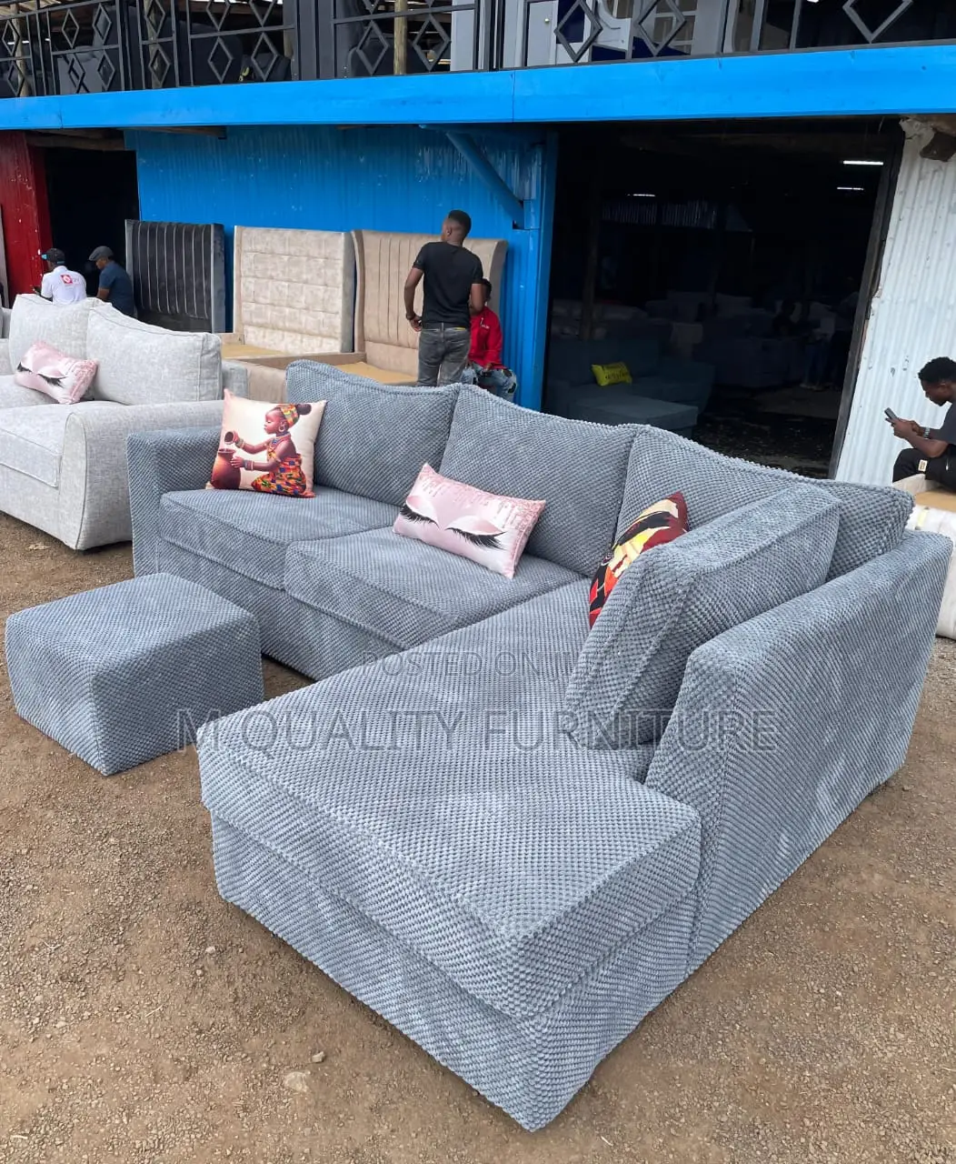 6 Seater L Shaped Sofa