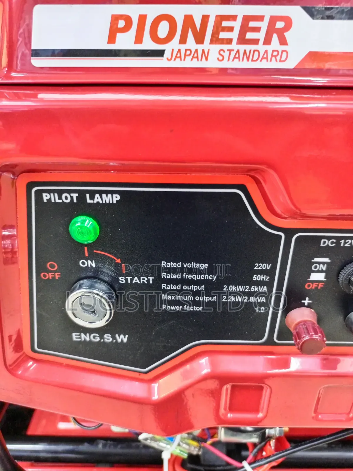 Pioneer 2.8kva Recoil/Electric Petrol Generator