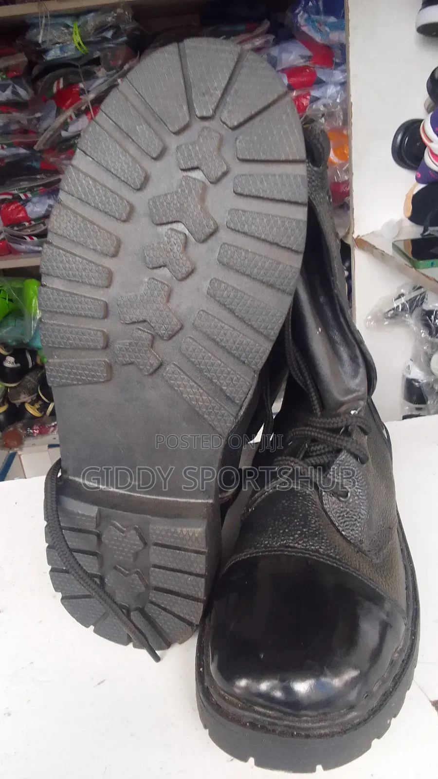 Leather Security Boots