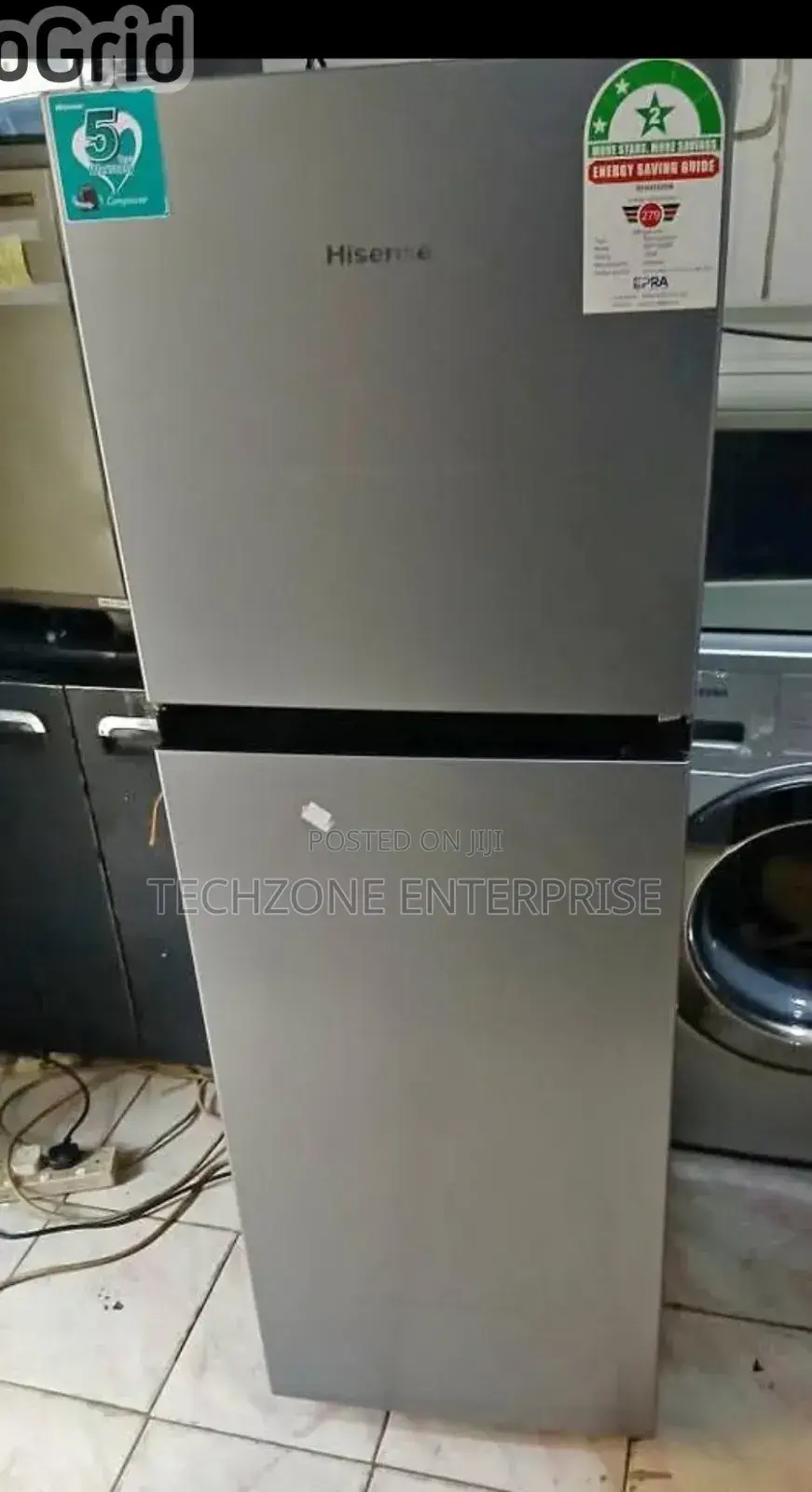 Hisense Ref120dr 120l Double Door Fridge Low Noise