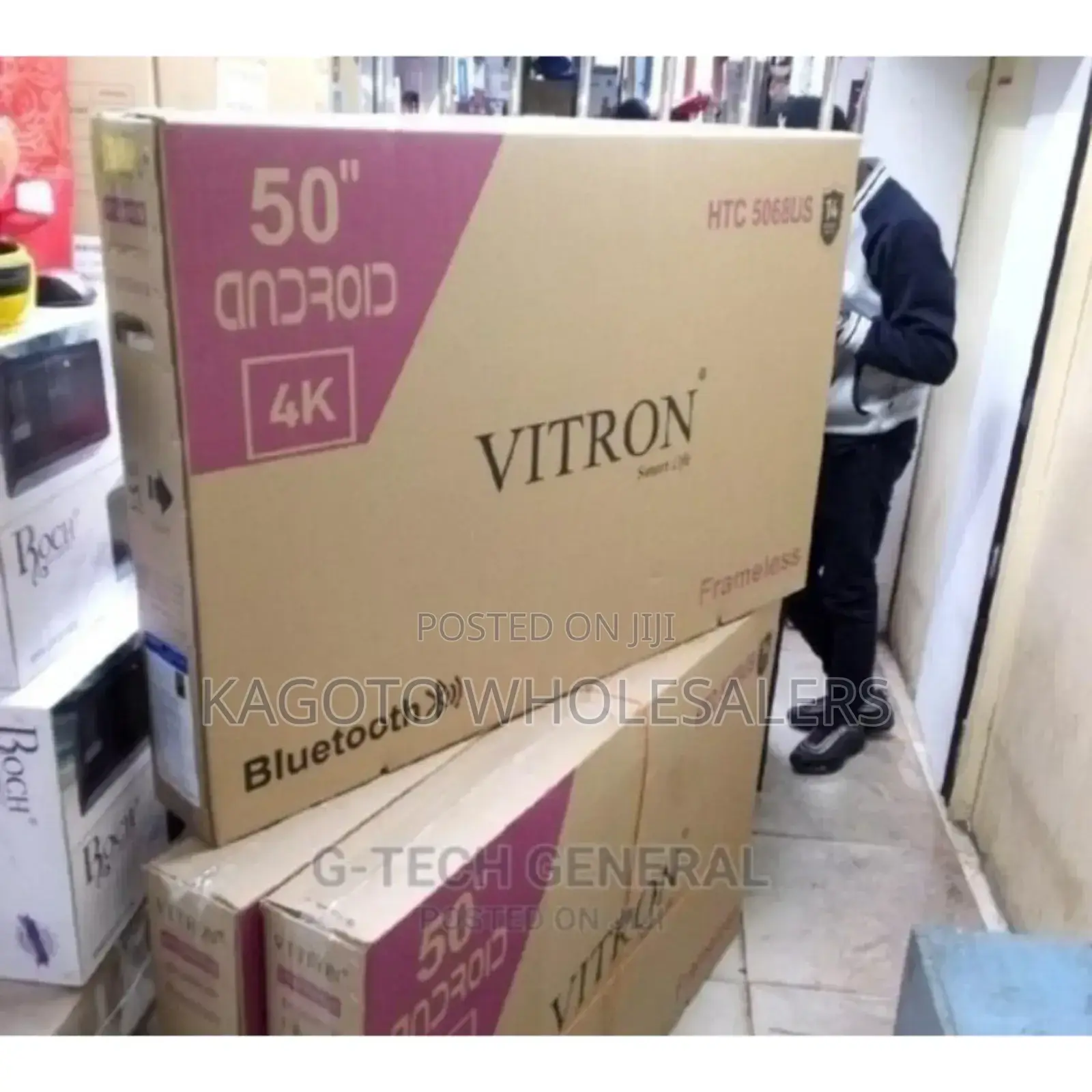 Restocked, Brand New Vitron 50inches With Bluetooth Smart Tv