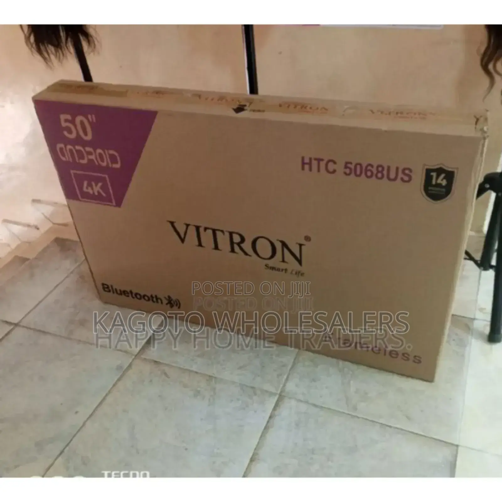 Original Tvs. Size 50inches , Vitron 50inches Smart Tv