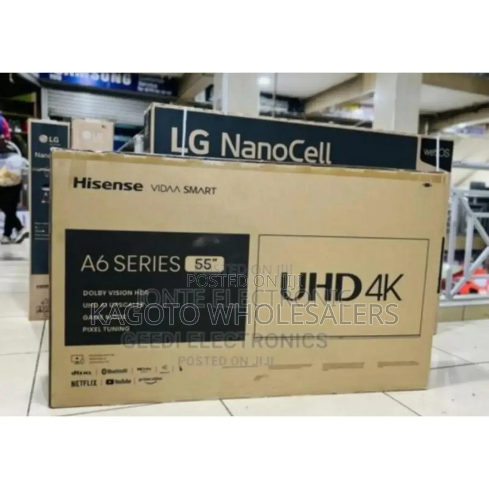 Uhd , Brand New 55inches Hisense Smart Android Tv