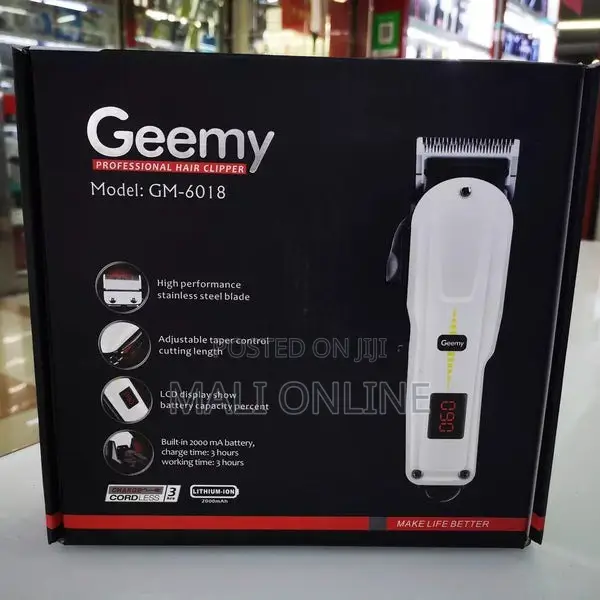 Geemy Gm-6018 Rechargeable Cordless Hair Clipper