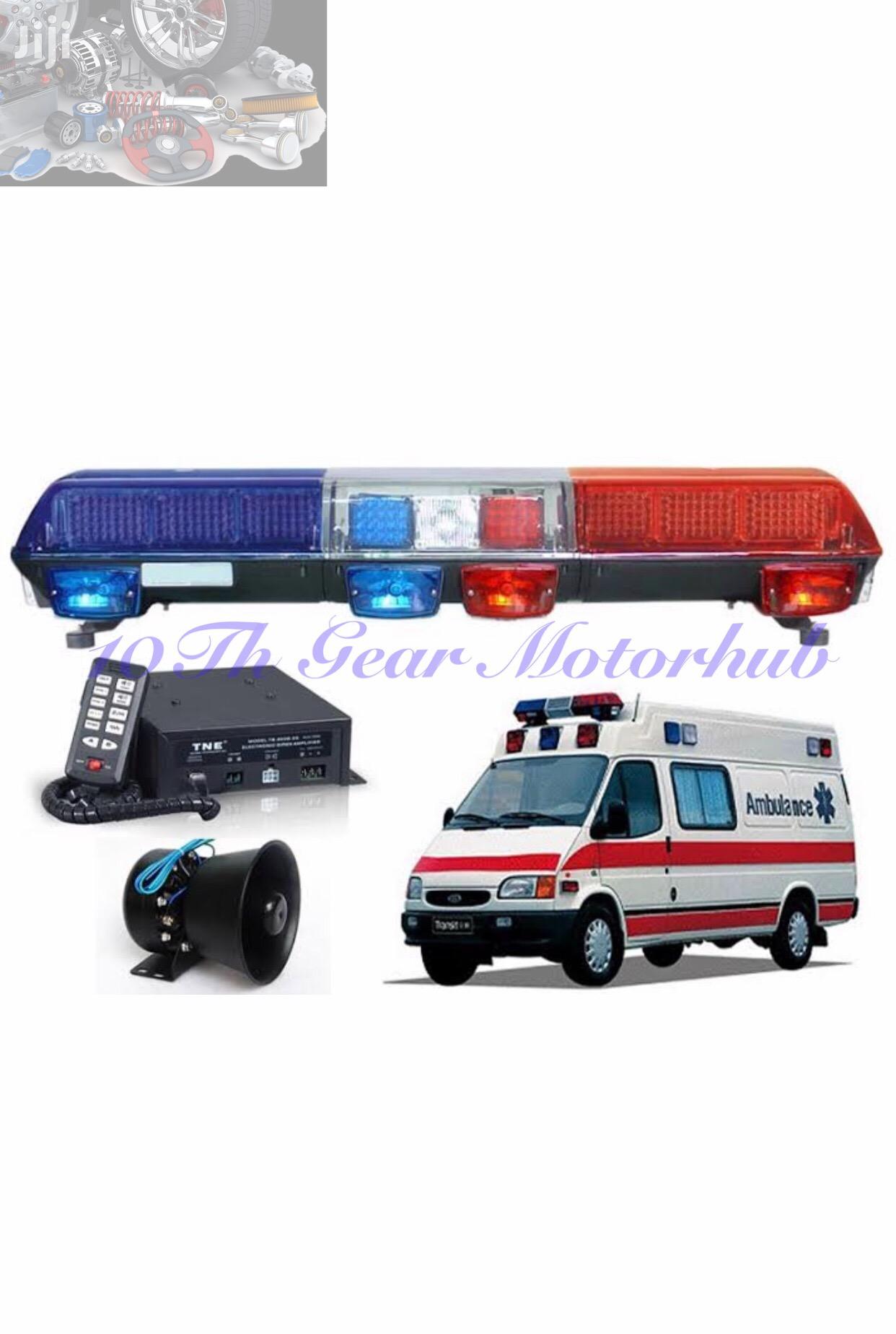 Ambulance Siren Light Complete, Loud And Bright