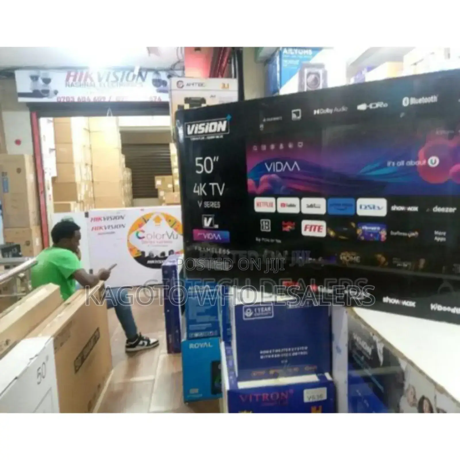 4khdrtv Vision Brand New 55inch Smart Tv