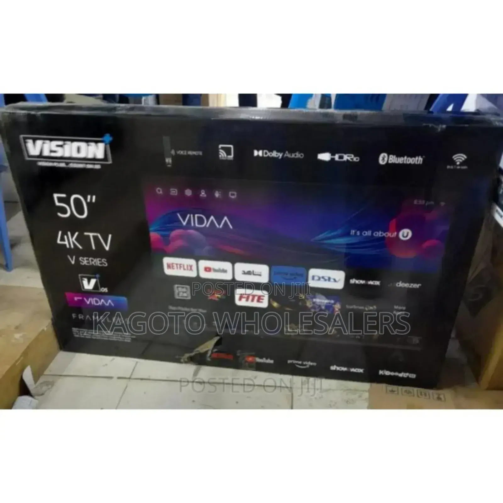 50" 50" Smart 5v. Company Vision 50inches Smart Tv