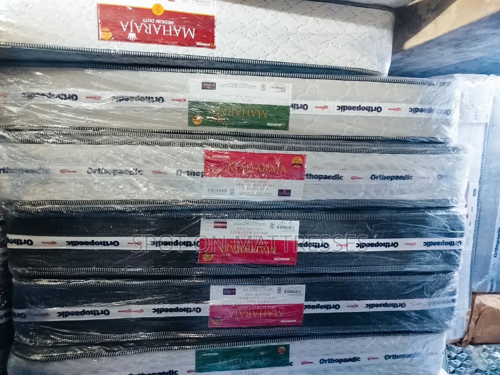 King-Size 6by6 Orthopaedic Spring Mattresses + Free Delivery