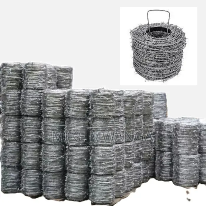Galvanized Steel 16-Gauge Barbed Wire 610m
