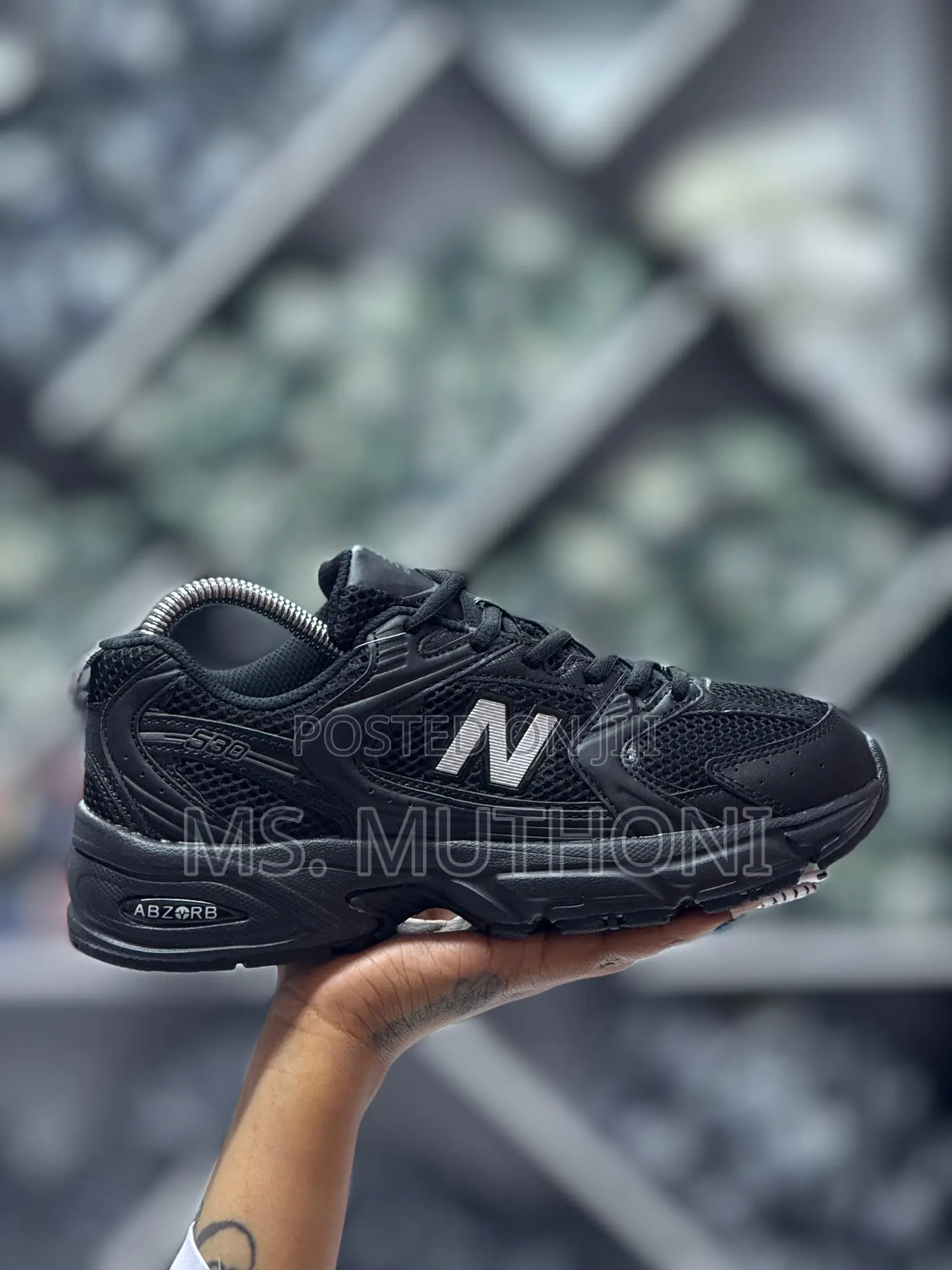 Nb All Black Size 36-41