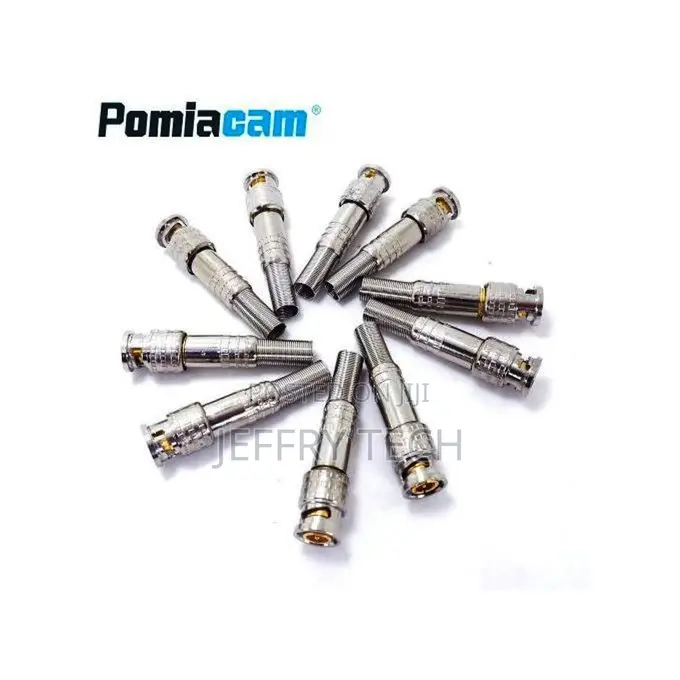 BNC Connector Male for Rg 59 Coaxial CCTV Cable 10pcs