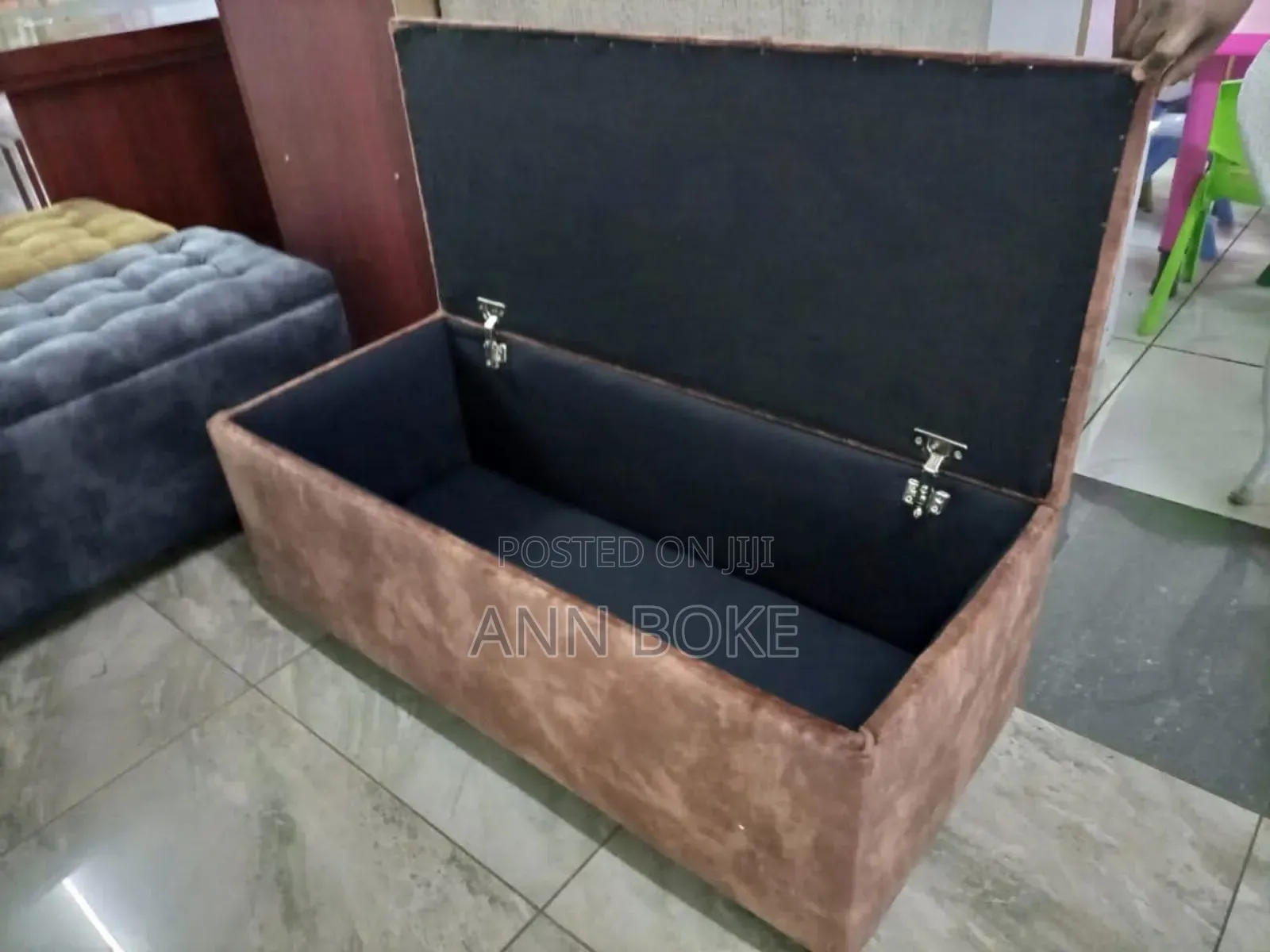 Storage Ottoman Dimensions: 105cm by 45cm by 45cm