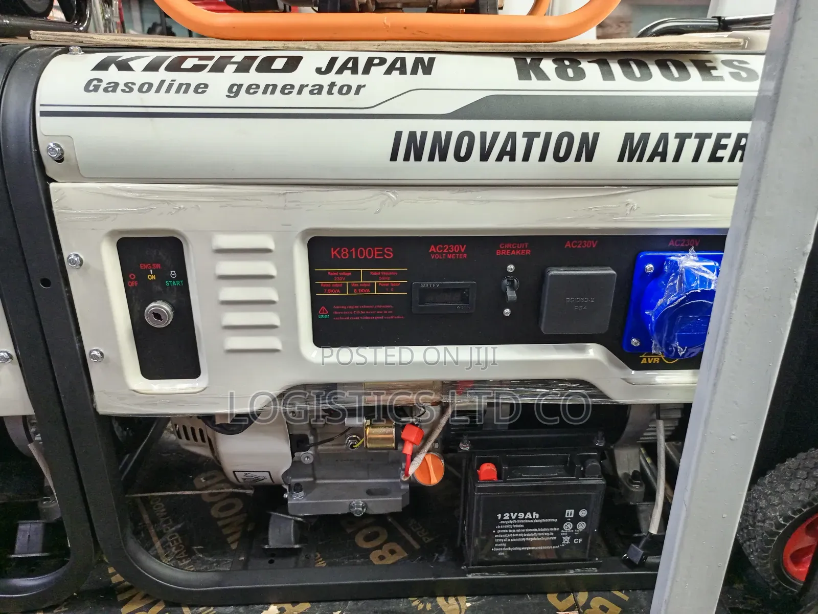 Kicho Japan K8100es 8.1kva Auto Choke Petrol Generator