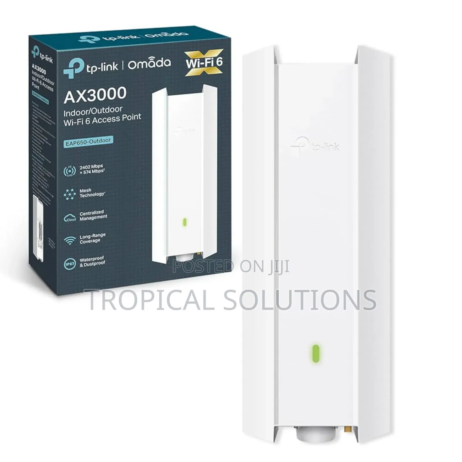 Tp-Link Ax3000 Wifi 6 Access Point Tl-Eap 650- Outdoor