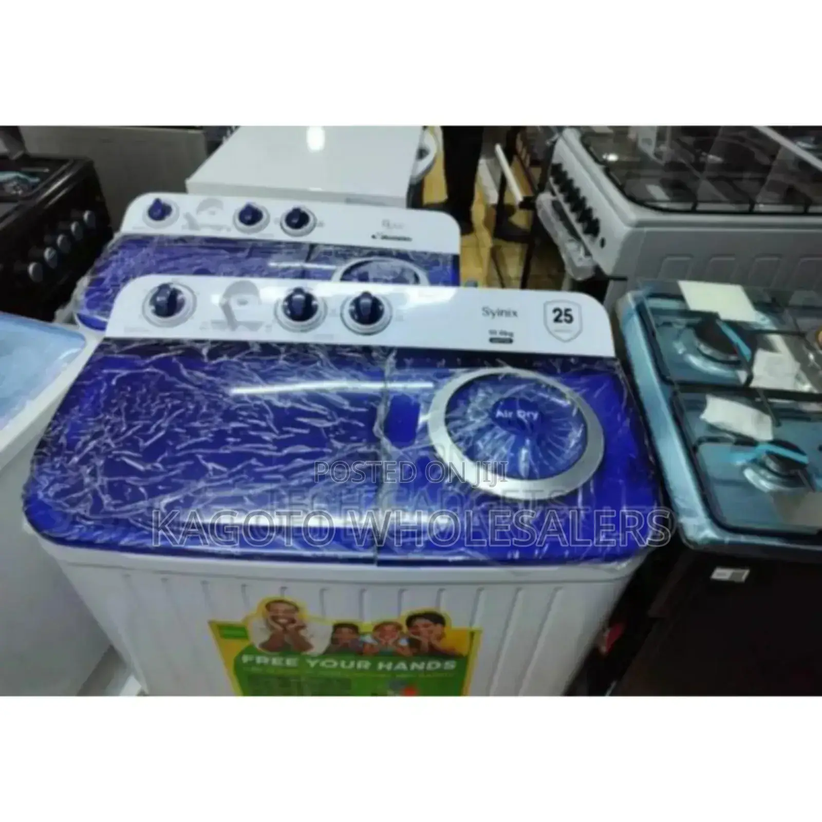 White - Synix 10kgs Washing Machine
