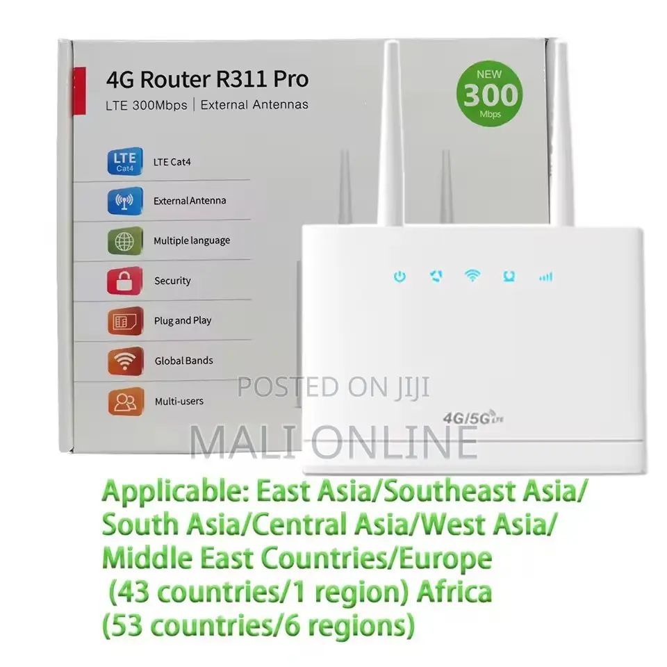 R311 Pro 4g Lte Wi-fi Router With Sim Slot 300mbps