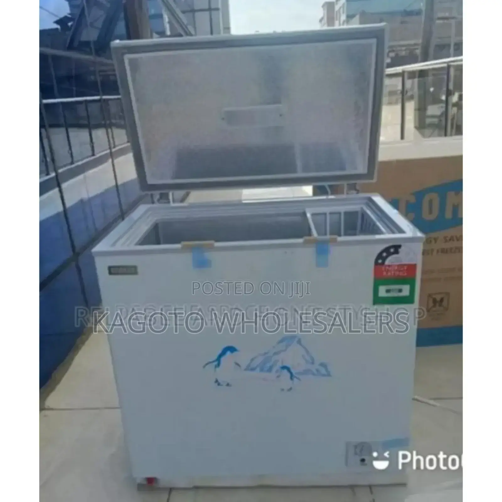 Whte Brand New -Nunix 200litres Deep Freezer.