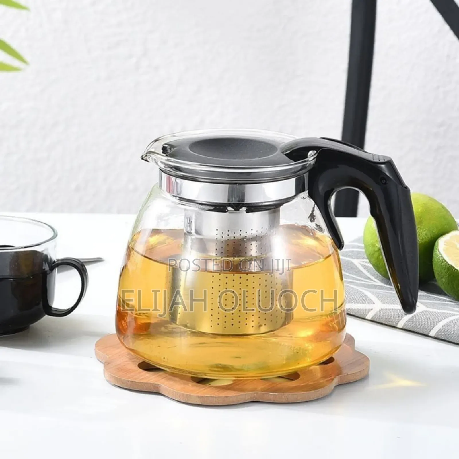 1100ml Premium Quality Borosilicate Infuser Kettle