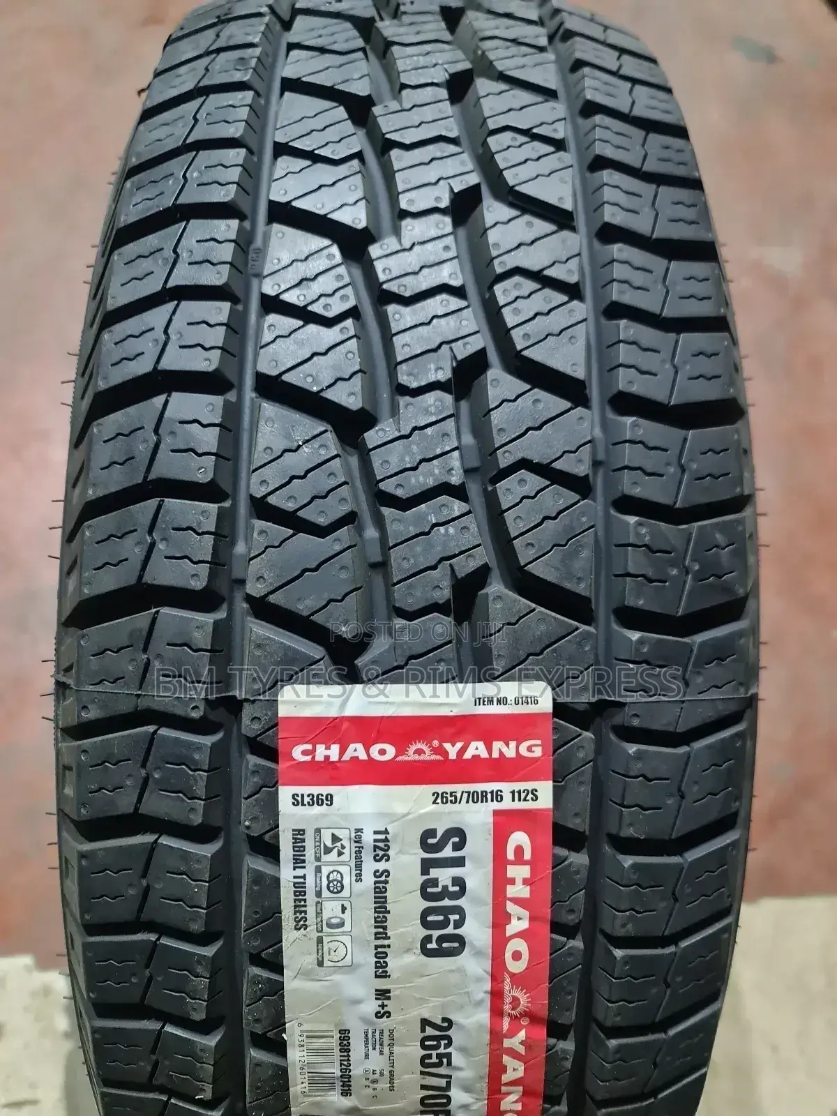 265 /70 R16 Chaoyang Tyres (All Terrrain) Sl369.